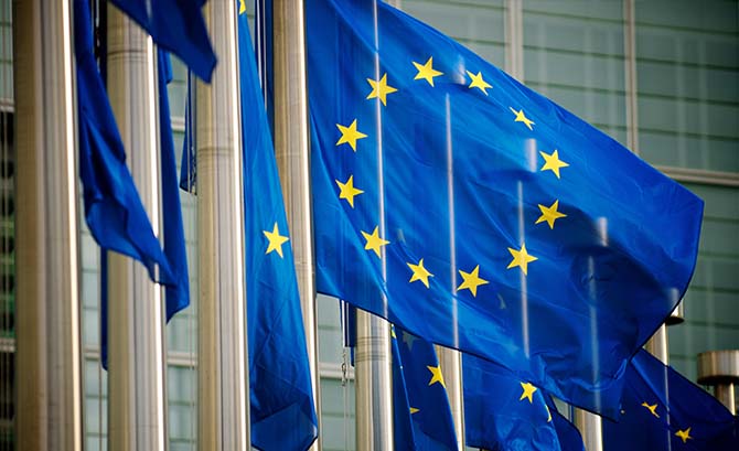 Stockfoto - EU-flag