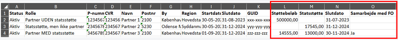 Illustrerende screendump