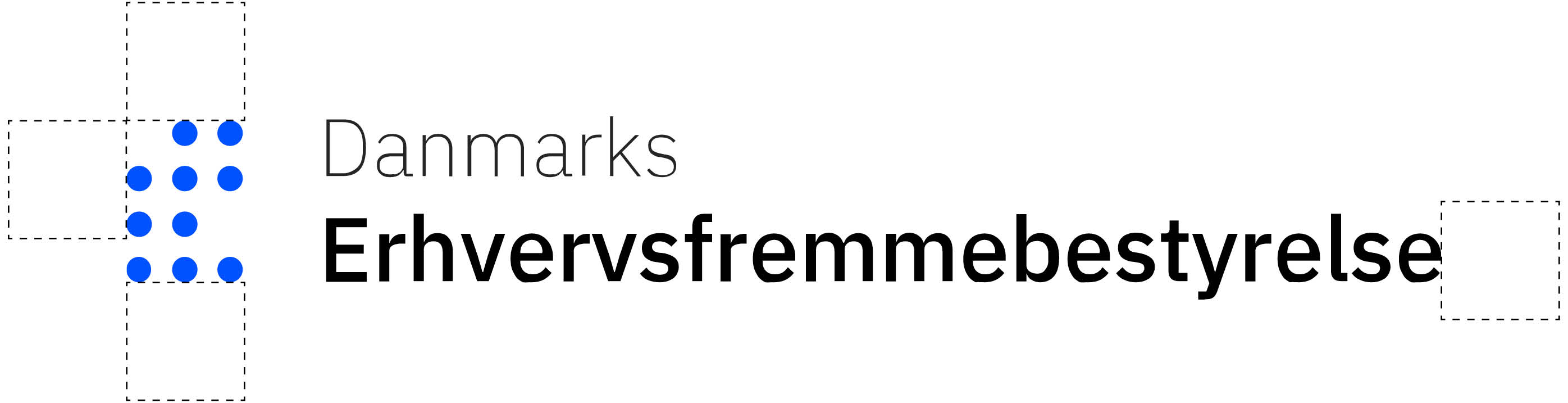 Billedet illustrerer respektafstand til DEBs logo